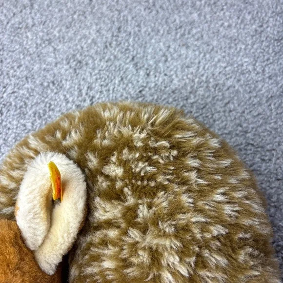 Steiff lorli Fawn laying down spotted deer Brown ear tag 1831/20 vtg curled up